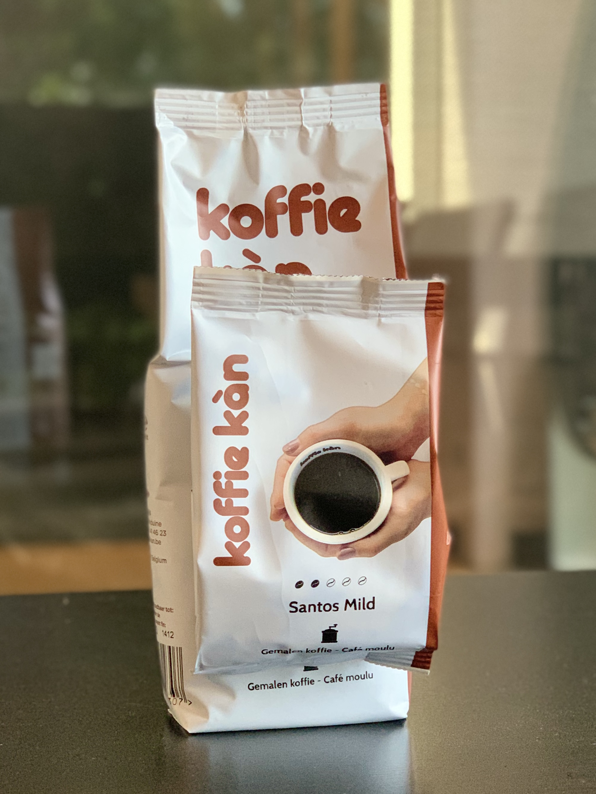 PROMO Koffie Kàn Santos mild moulu 250g + 50g gratuit